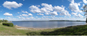 Panorama Senftenberger See und Sandstrand